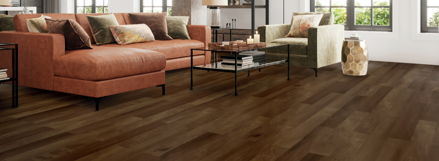 Durable Vinyl Flooring in Living Room